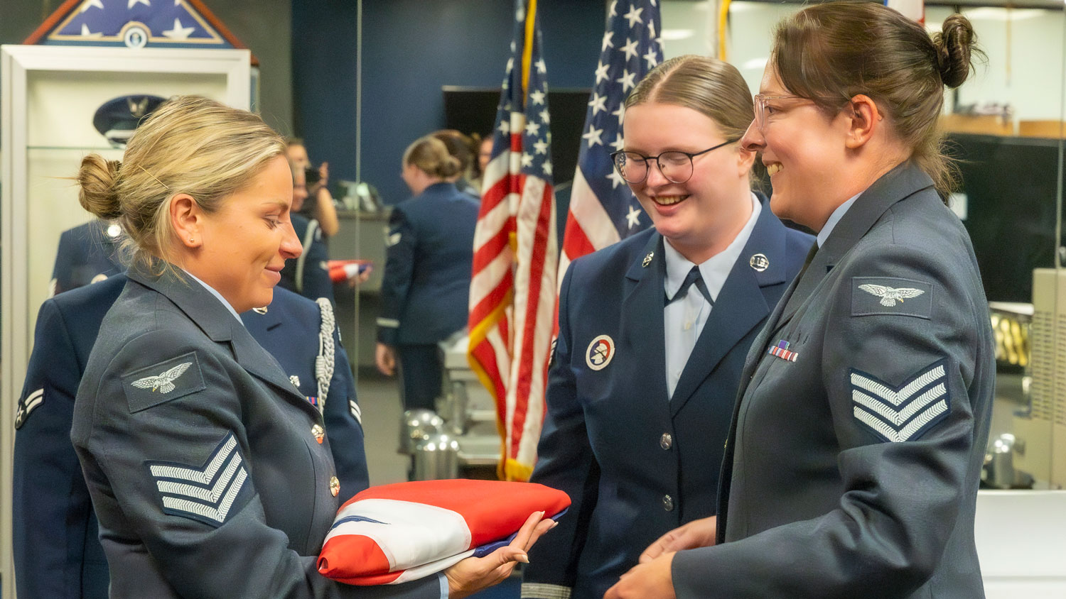 USAF teams up with RAF to honour fallen allied hero Stella Brecht 1 CREDIT USAF