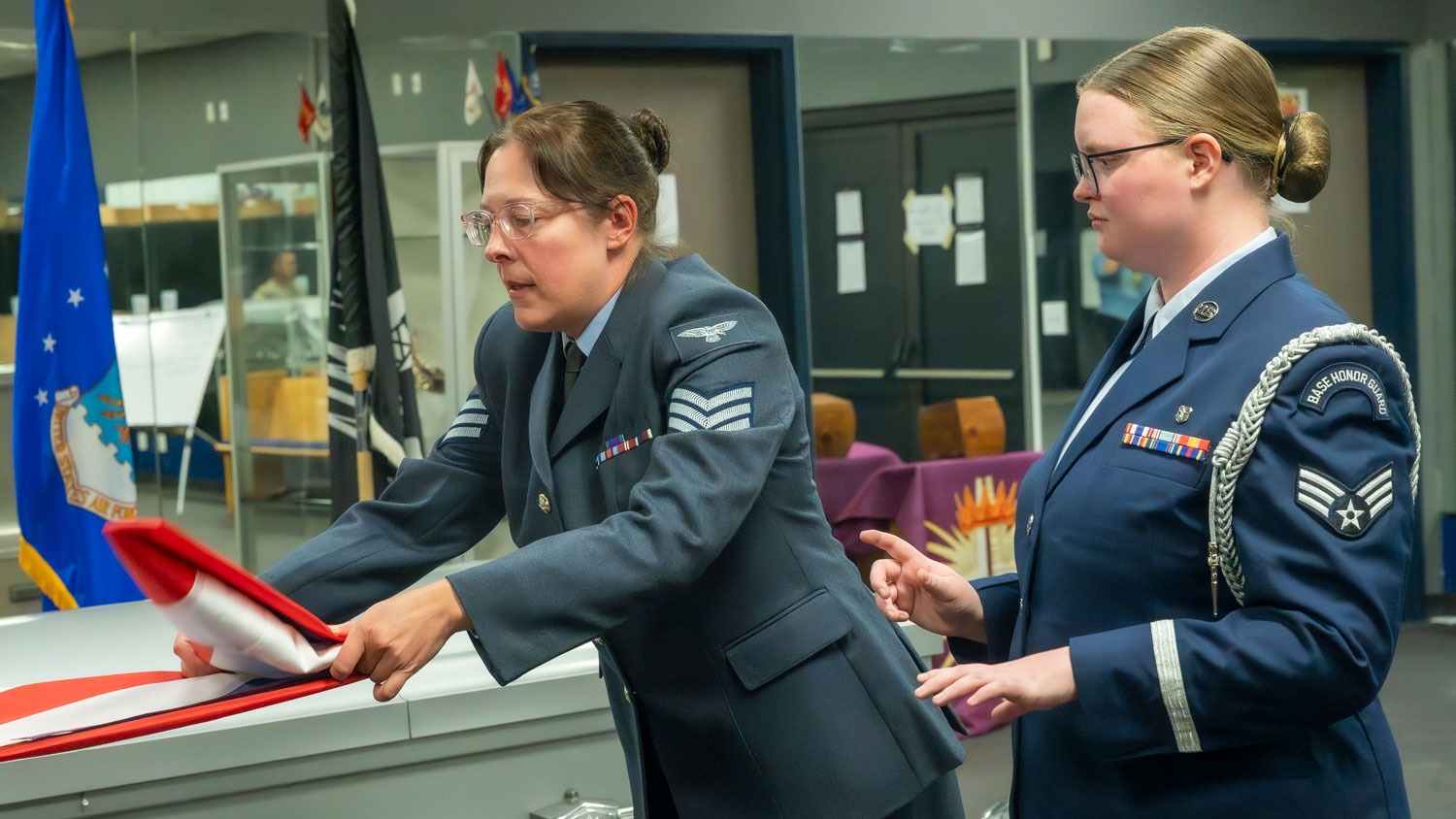 USAF teams up with RAF to honour fallen allied hero Stella Brecht 4 CREDIT USAF