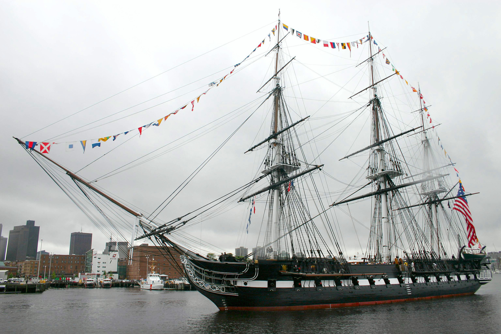 USS Constitution (Old Ironsides), the US Navy's oldest commissioned warship afloat