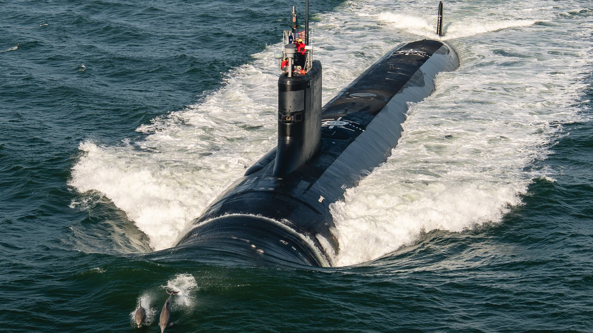 The USS New Jersey attack submarine has officially joins the US Navy fleet - and is this third vessel to carry the name (Picture: USS New Jersey Commissioning Committee)