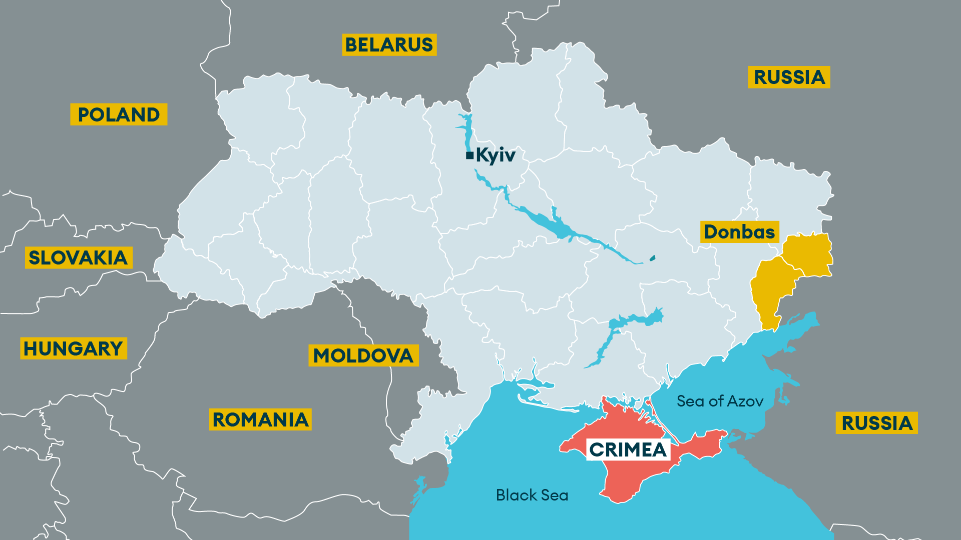 Map of Ukraine