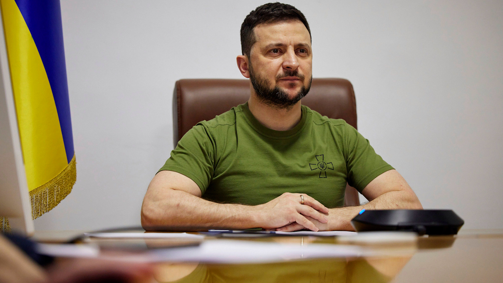 Ukrainian President Volodymyr Zelenskyyin Kyiv, Ukraine