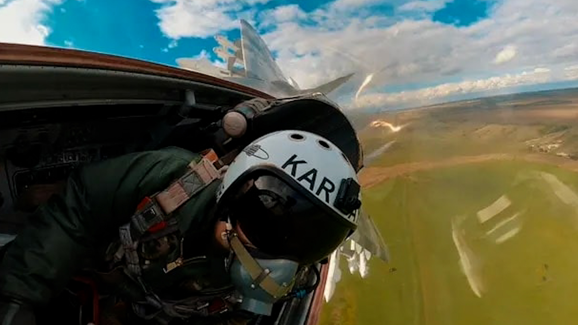Ukrainian fighter pilot DATE UNKNOWN CREDIT Ukrainian Air Force