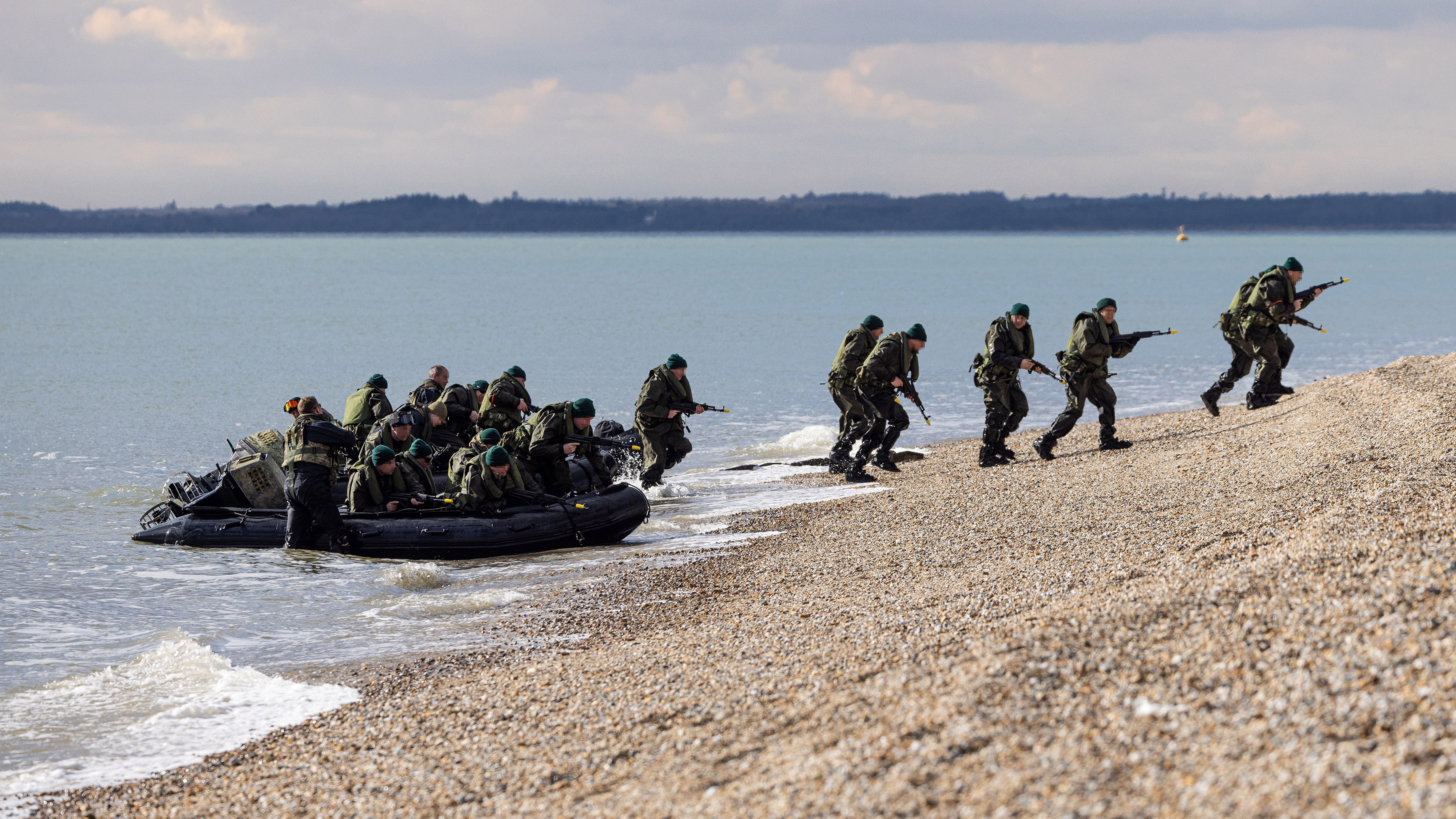 Ukrainian marines to return home after six months being trained by Royal Marines Commandos 11082023 CREDIT MOD