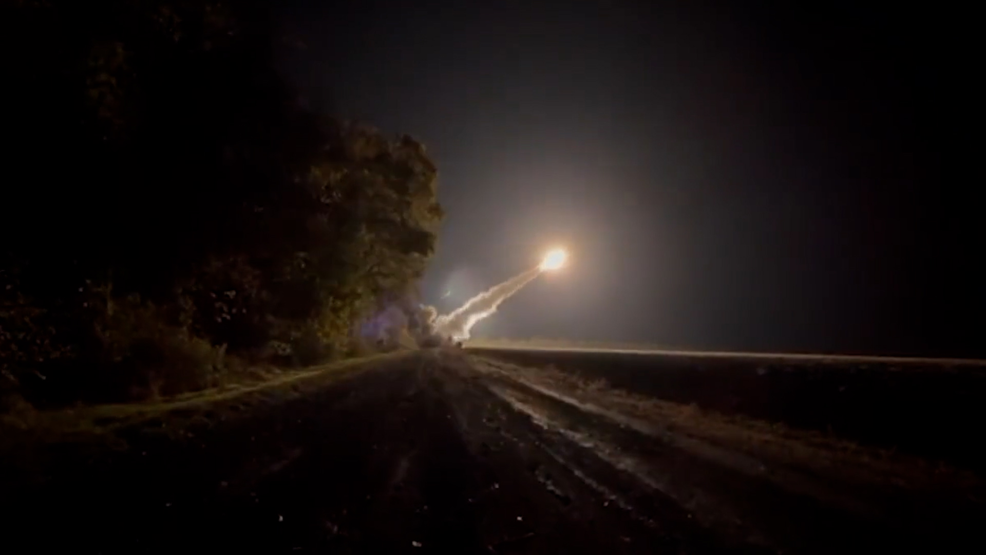 Ukrainian personnel firing a ATACMS weapon
