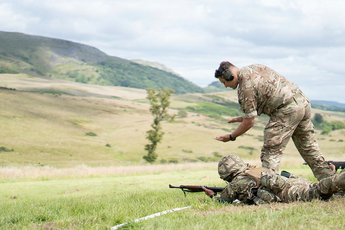 Ukrainian soldiers have been receiving training from British troops during UK-led military programme