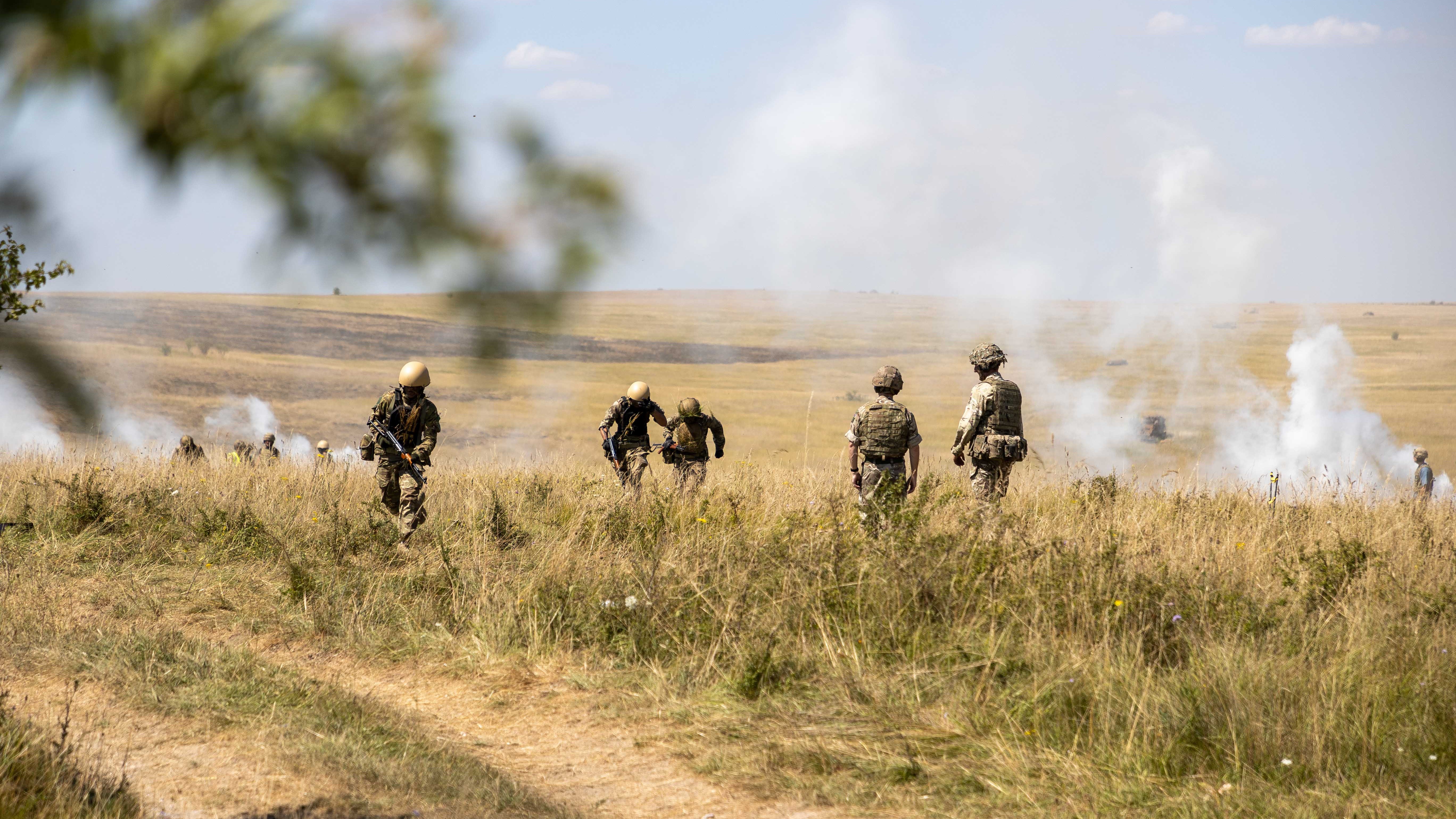 Ukrainian troops here undertaking Infantry training from 5 RIFLES 29072022 CREDIT MOD Crown Copyright.jpg
