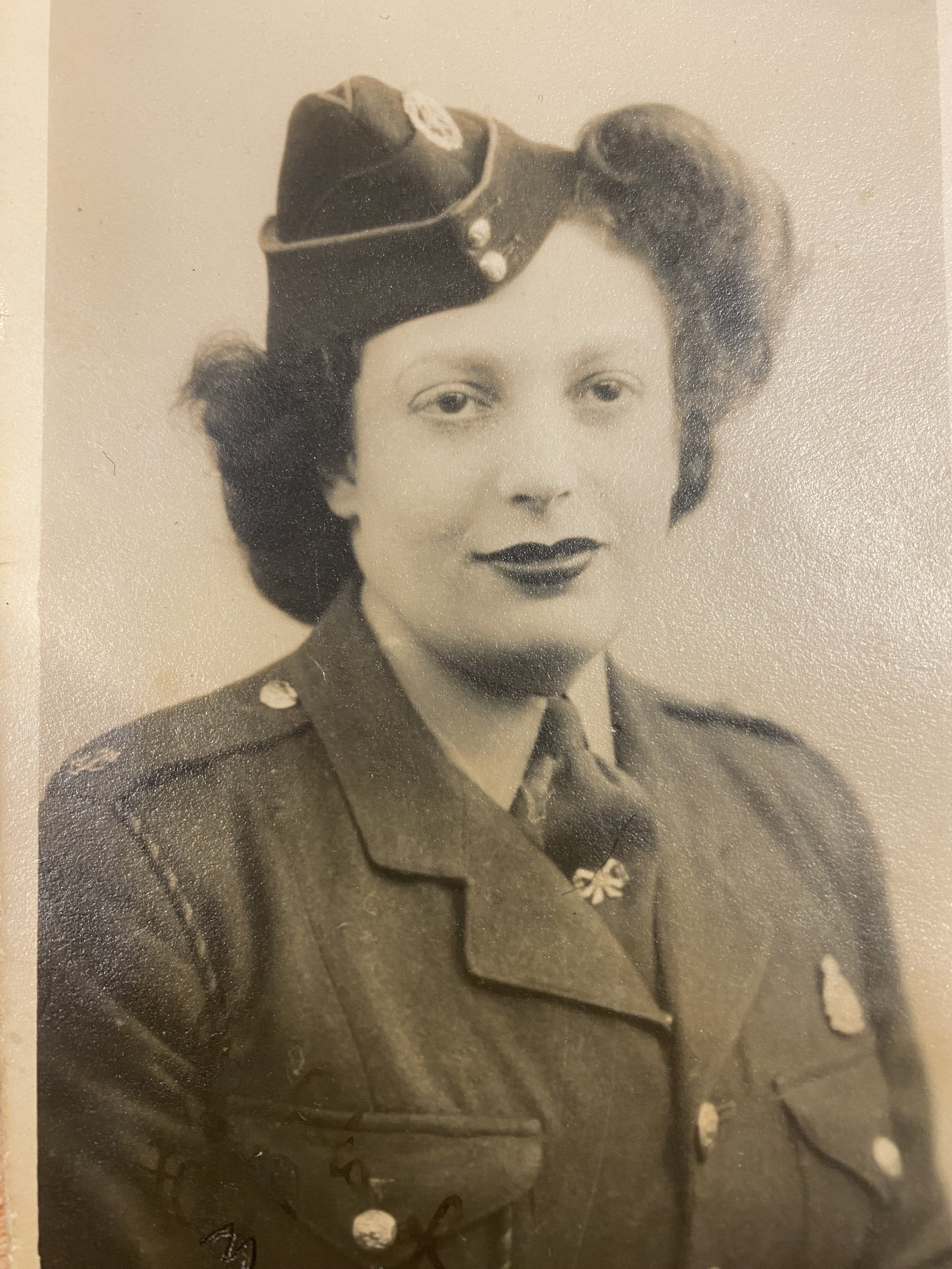 Undated handout photo issued by AJEX, The Jewish Military Association, of 100-year-old Henny Franks pictured during the war