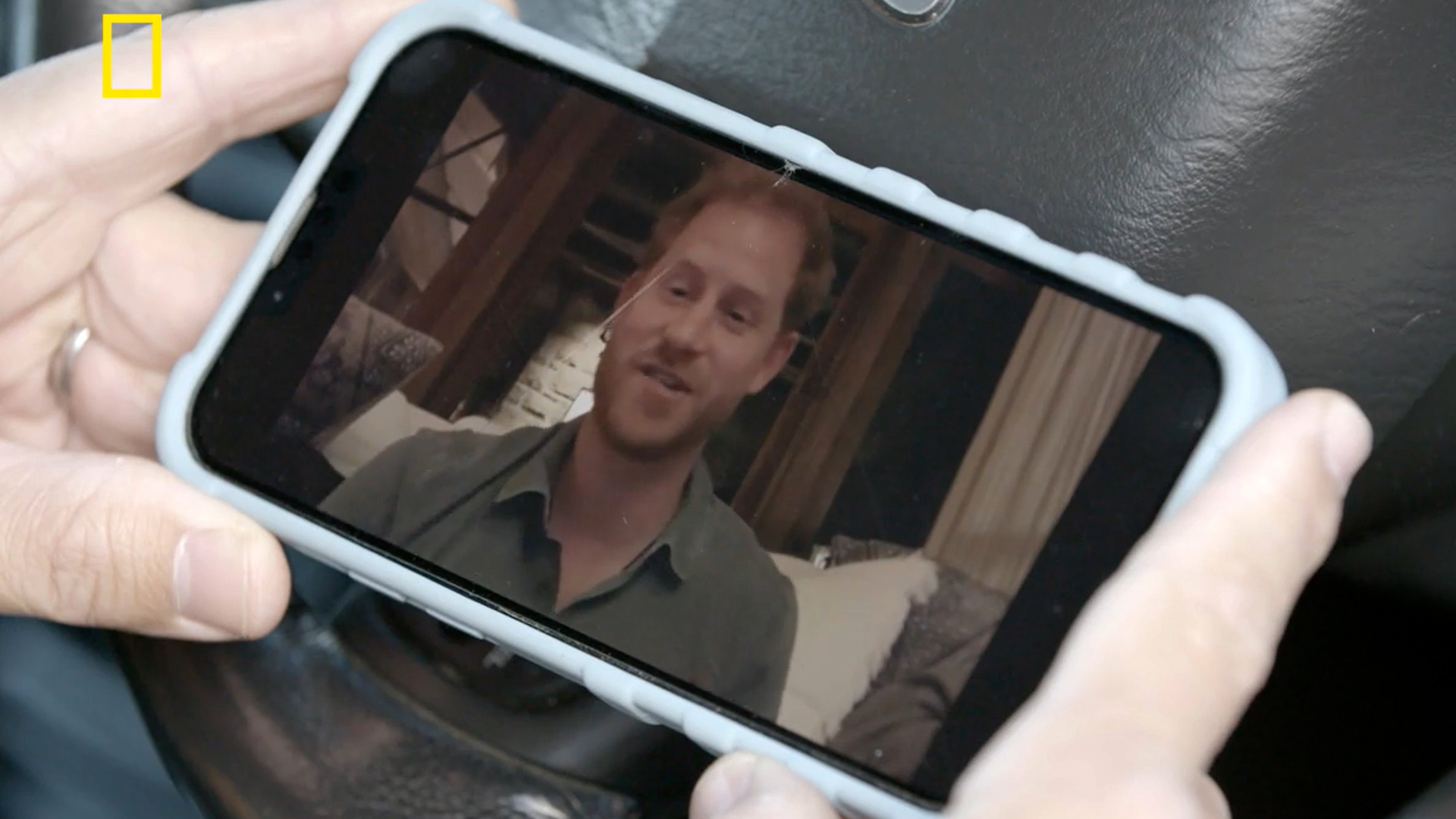 Prince Harry appeared in a special video made for Mr Van Niekerk who was appearing on the show to have his Jeep Grand Cherokee restored (Picture: PA Media).