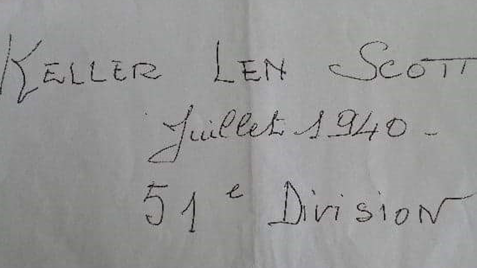 Unknown Grave Battle Of St Valery-en-Caux Keller Len Scott CREDIT POPPY SCOTLAND