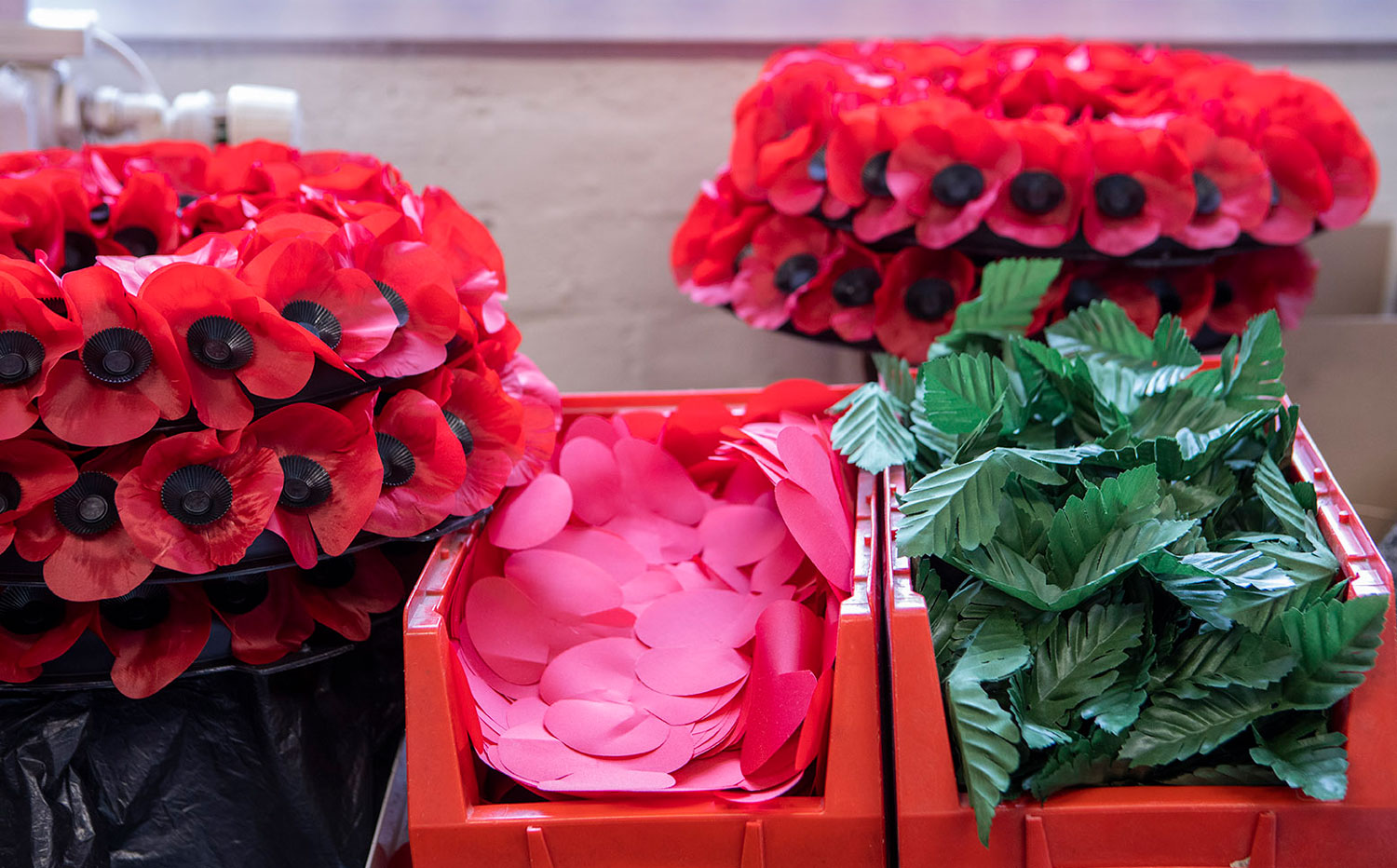 Unmade Poppies Poppy RBL Credit Royal British Legion