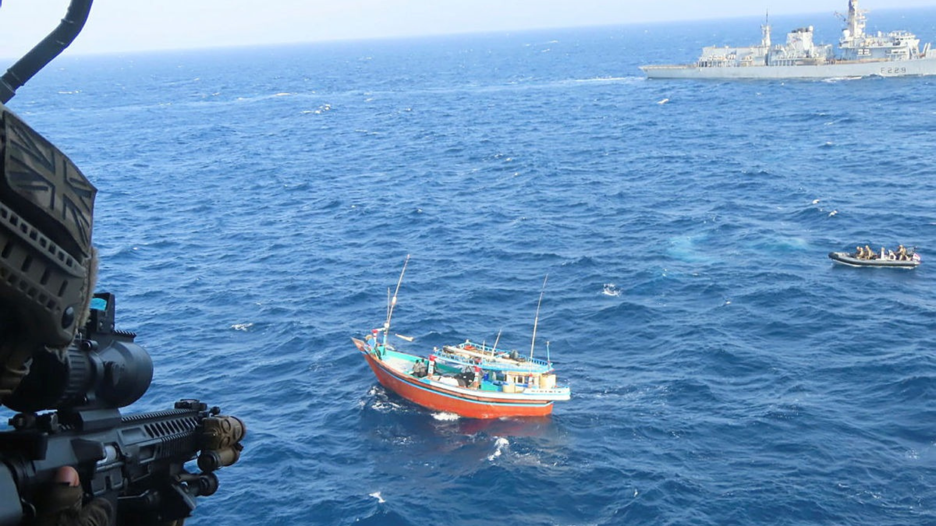 Earlier this year, HMS Lancaster was involved in a drug bust in the Middle East, and seized 1½ tonnes of illegal narcotics worth £30m
