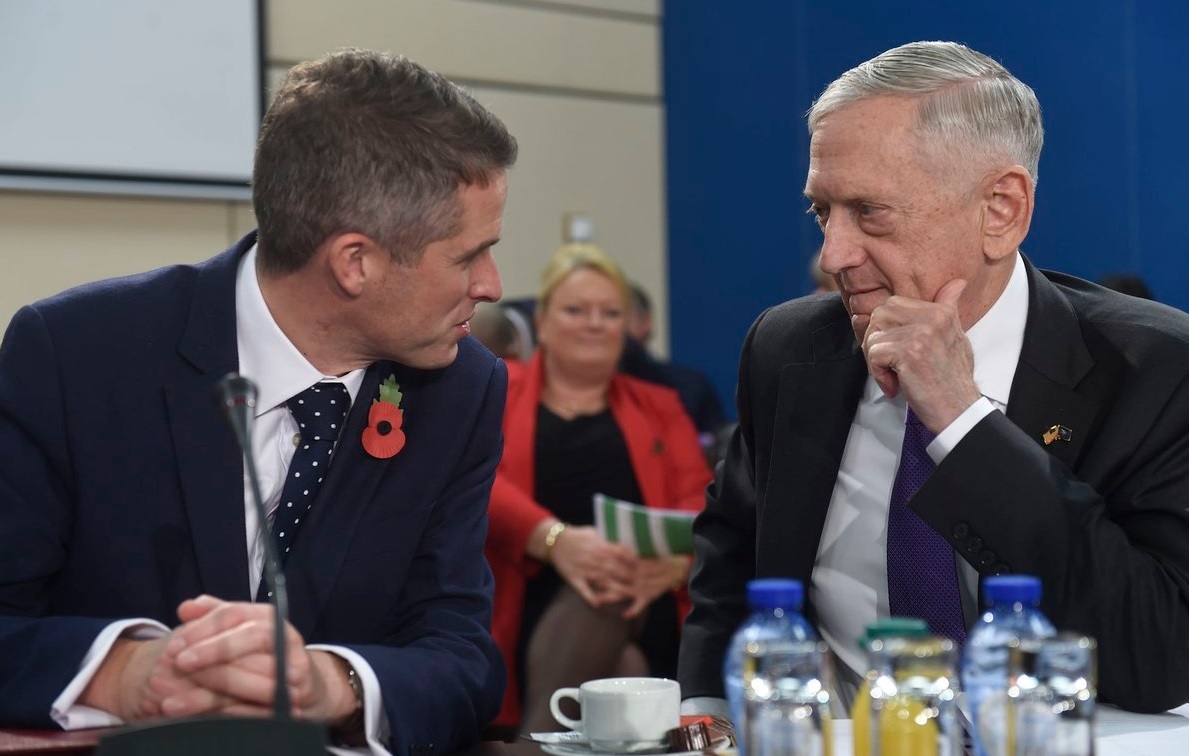 Gavin Williamson & James 'Mad Dog' Mattis