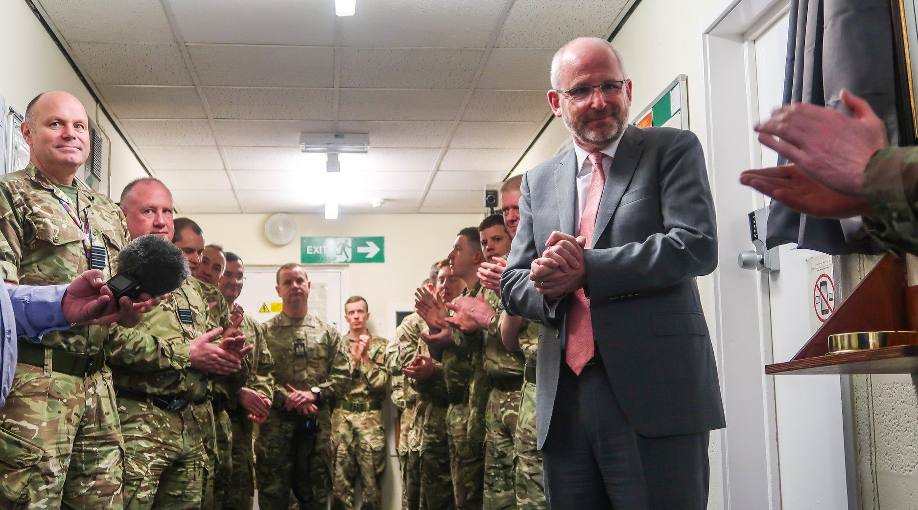 His Excellency The Governor of the Falkland Islands, Nigel Philips CBE