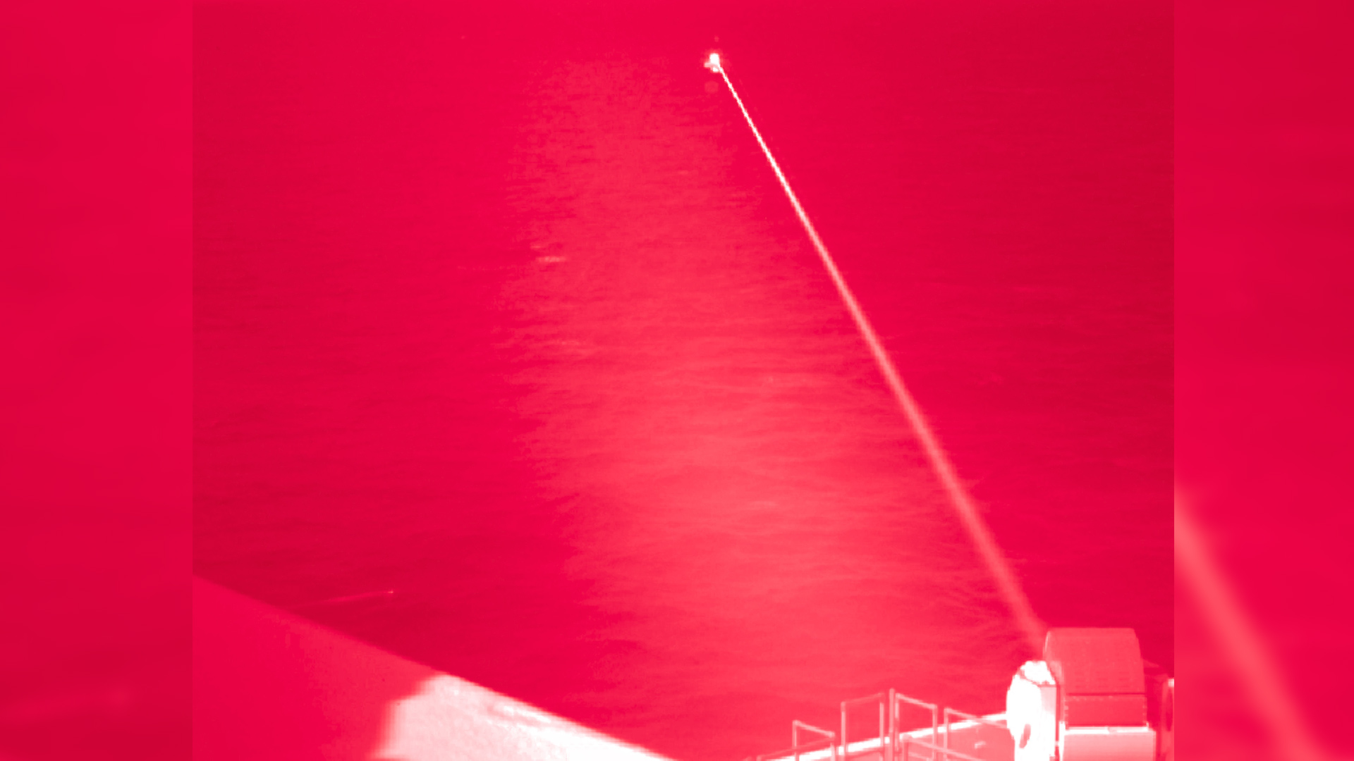 USS Portland fires the weapon 