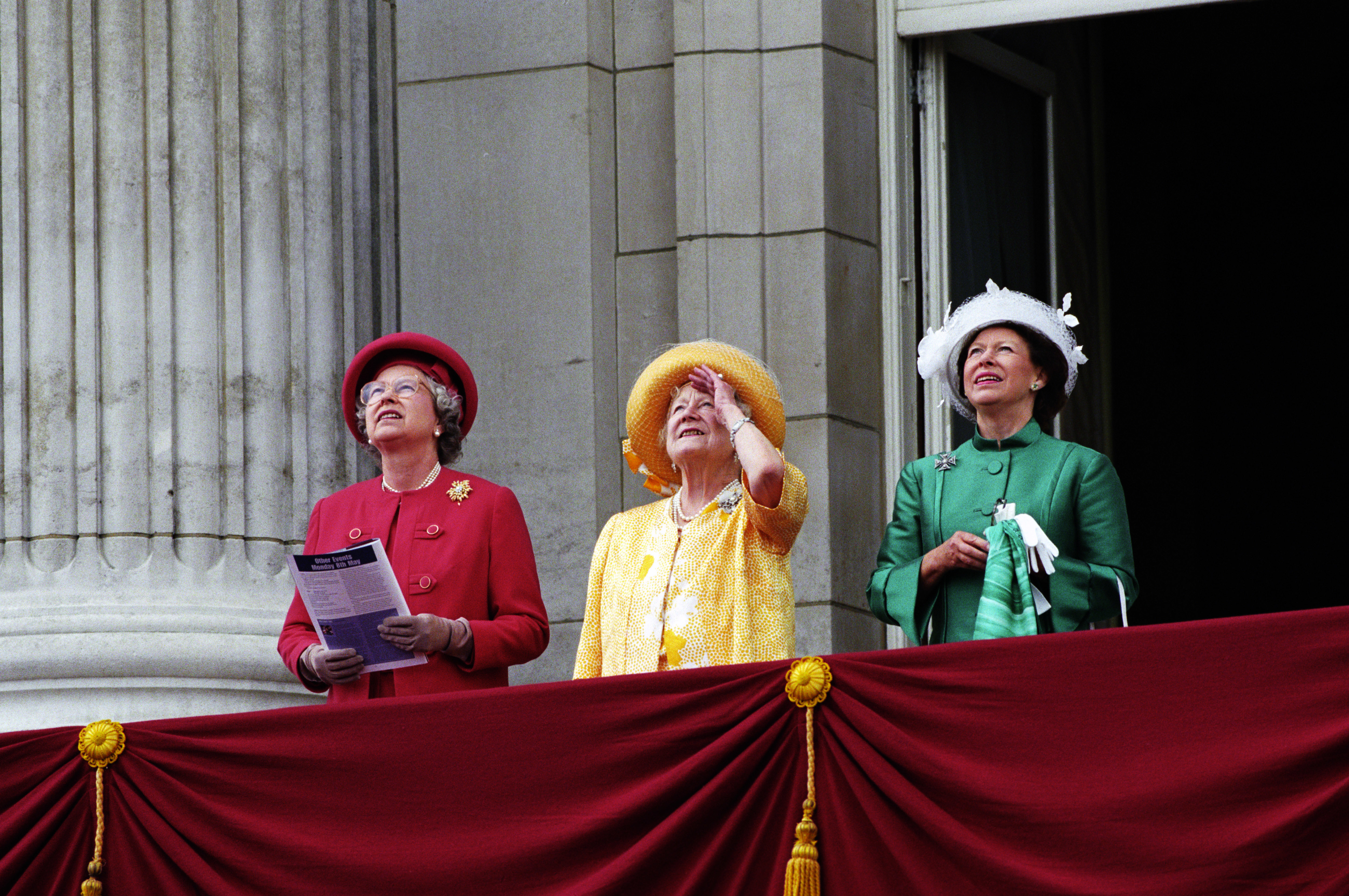 The Queen, The Queen Mother and Princess Margaret