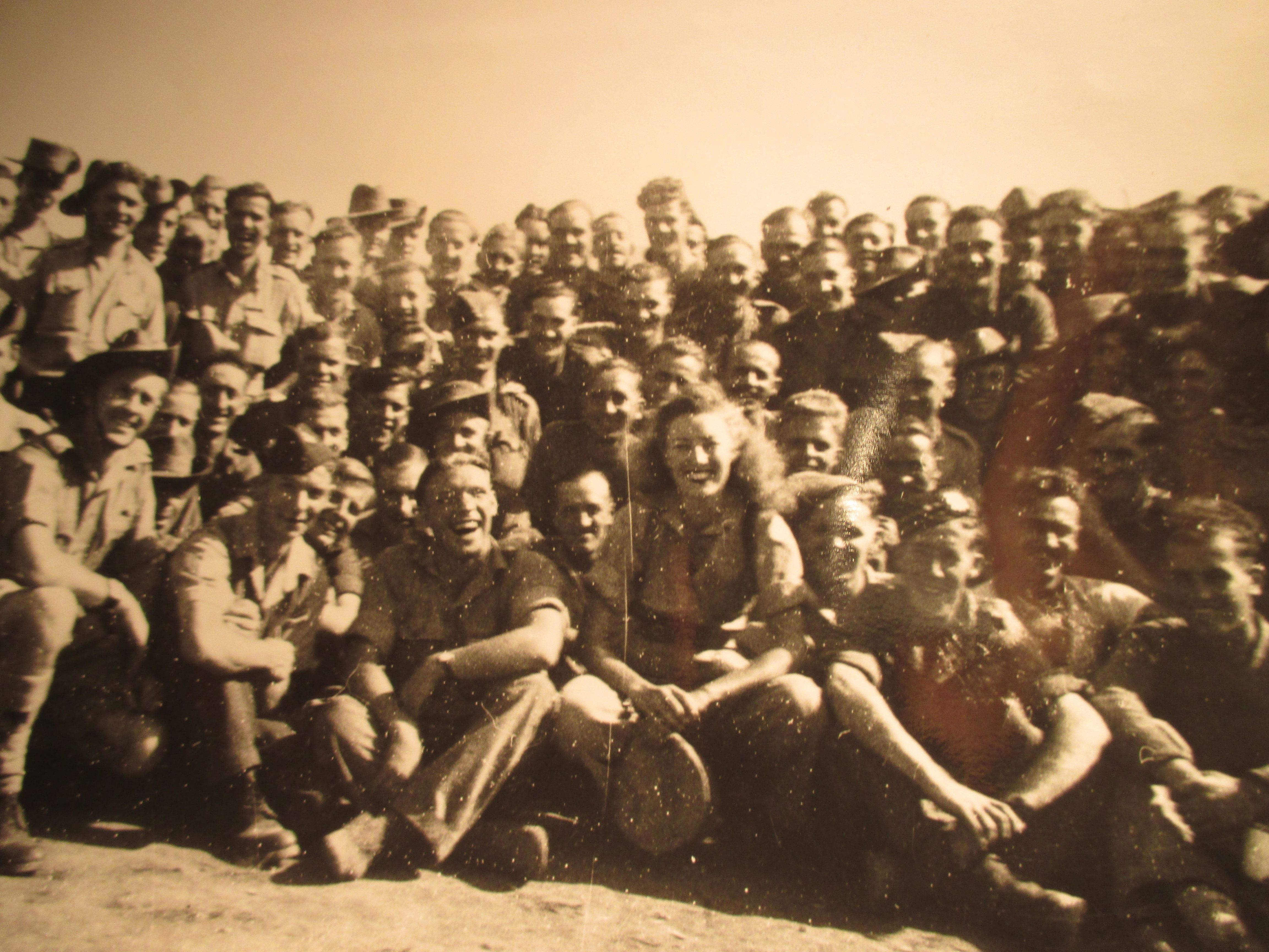 Vera Lynn with troops in Burma