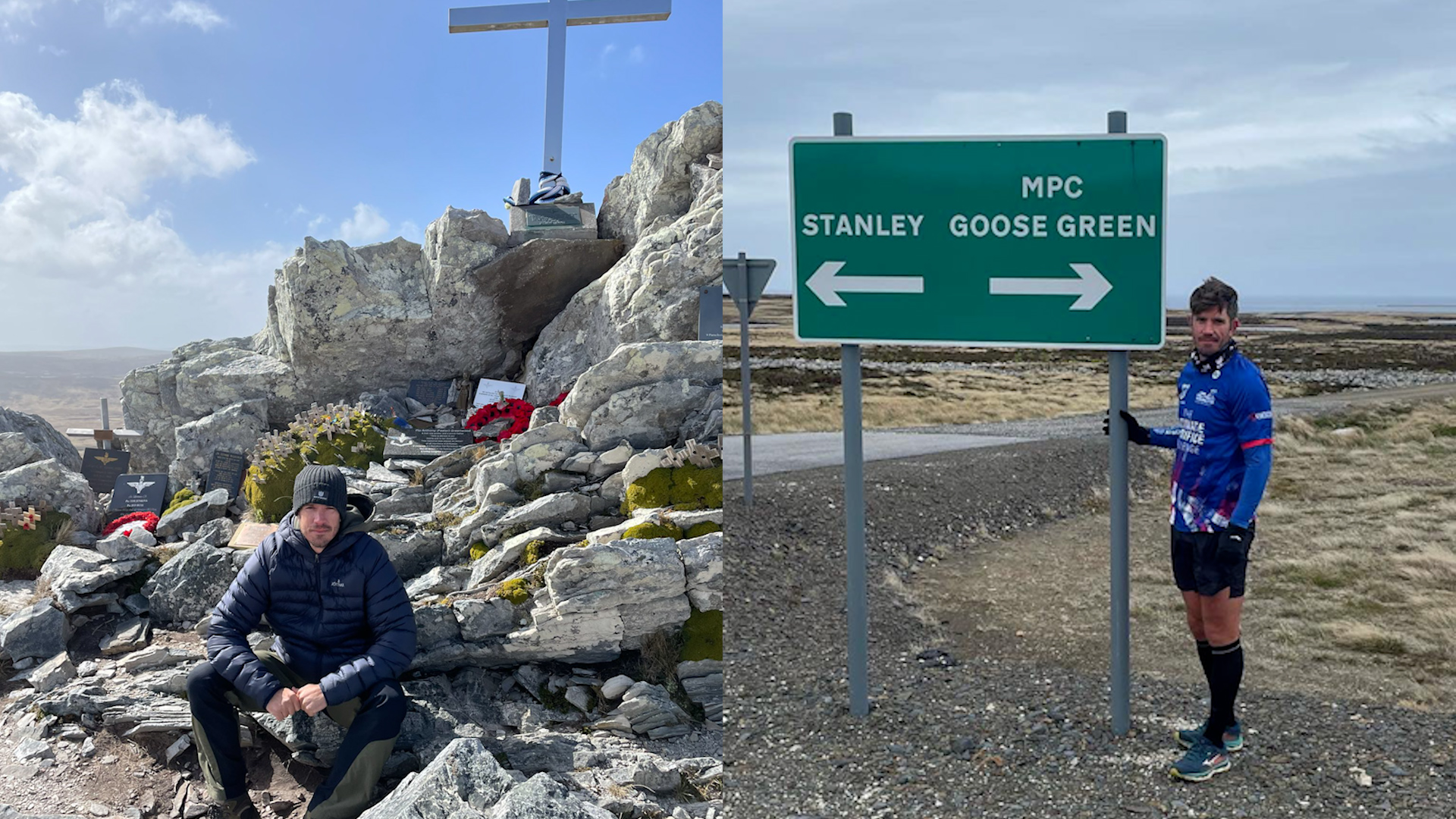 Veteran Brian Wood MC takes on the Ultimate Sacrifice 2.0 in Falklands 15102022 CREDIT Brian Wood MC