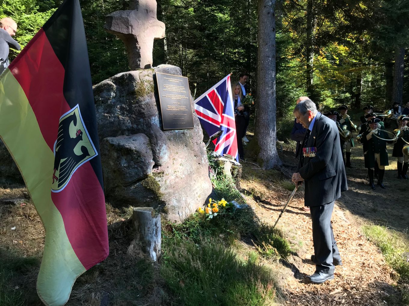 Veteran Visits Crash Site In Germany Credit RAF