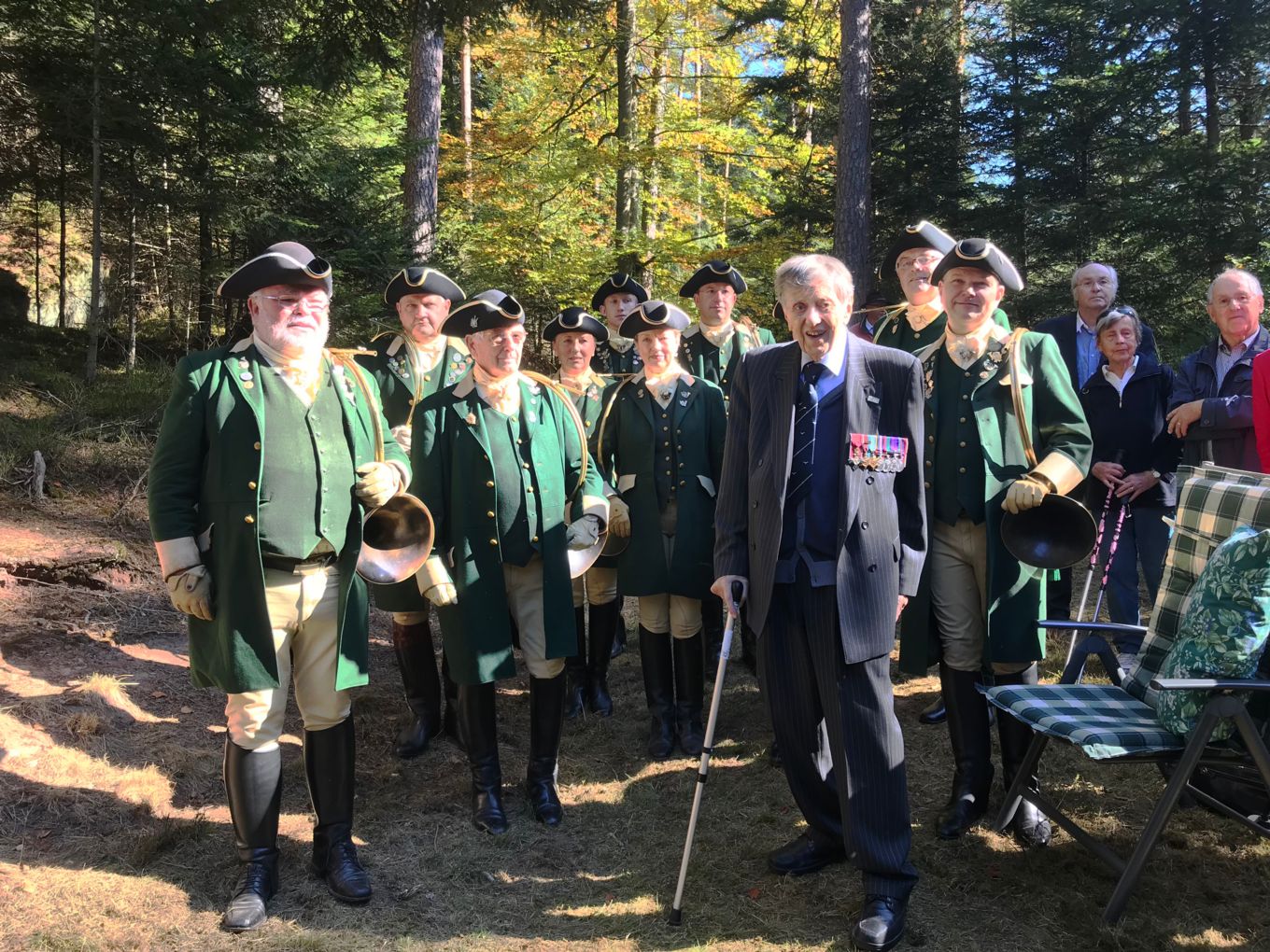 Veteran Visits Crash Site In Germany Credit RAF
