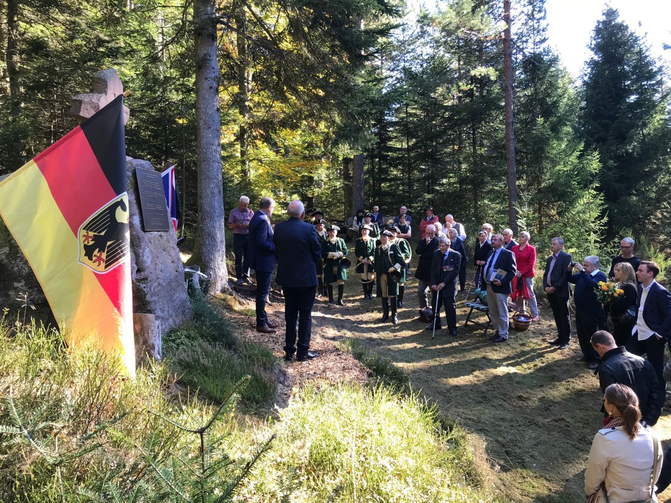 Veteran Visits Crash Site In Germany Credit RAF