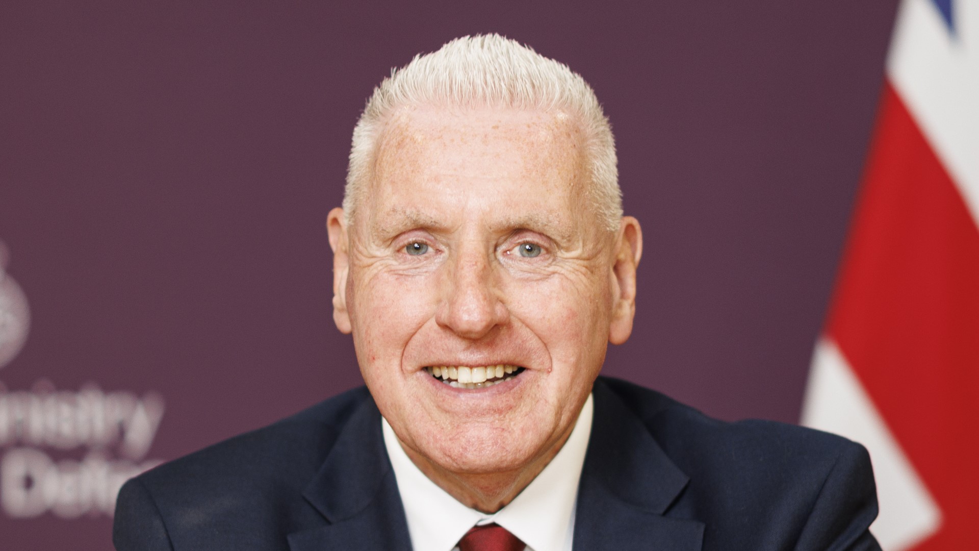 Minister of State for Defence Lord Coaker poses for his official photo