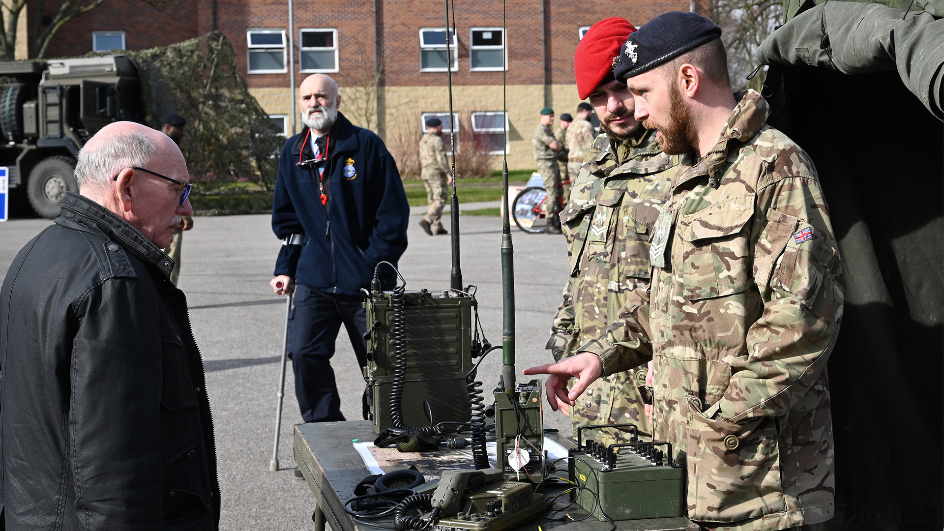 Around 80 veterans attended the event in East Yorkshire