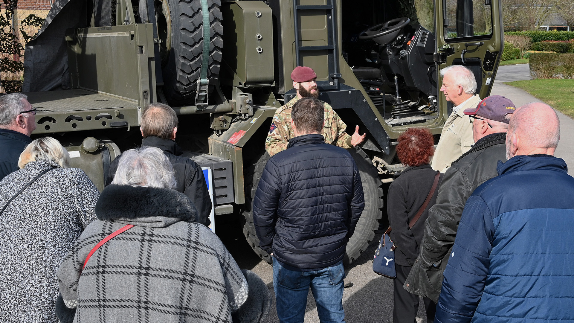 Veterans had the opportunity to learn about today's technology at the event