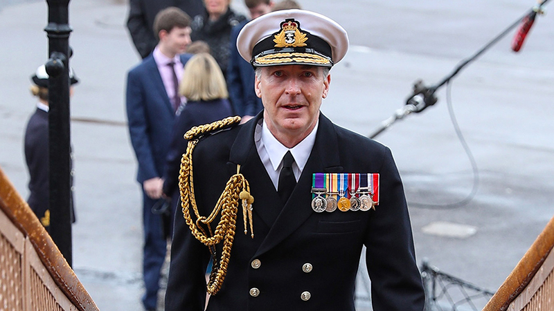 Vice Admiral Tony Radakin CREDIT Royal Navy