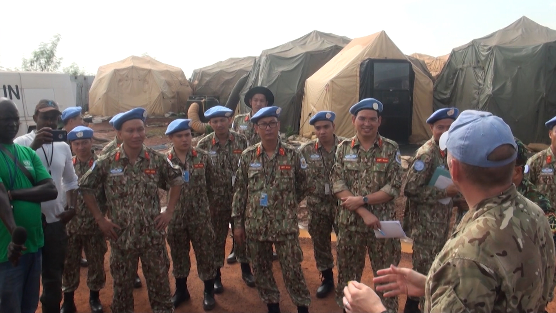 Vietnamese Hospital Unit Relieve RAF On UN Mission in South Sudan