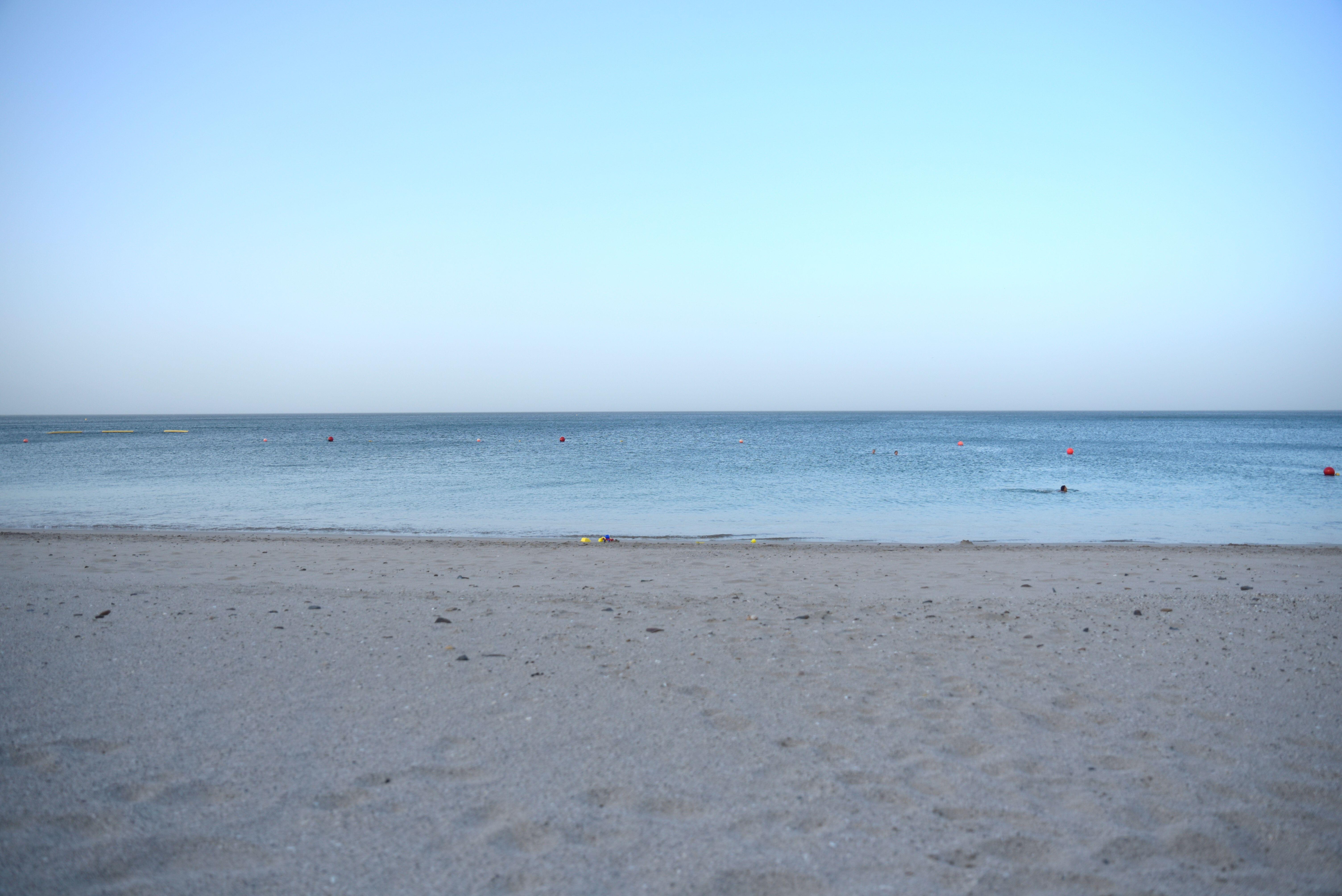 View of Gulf of Oman sea from Al Fujairah in United Arab Emirates