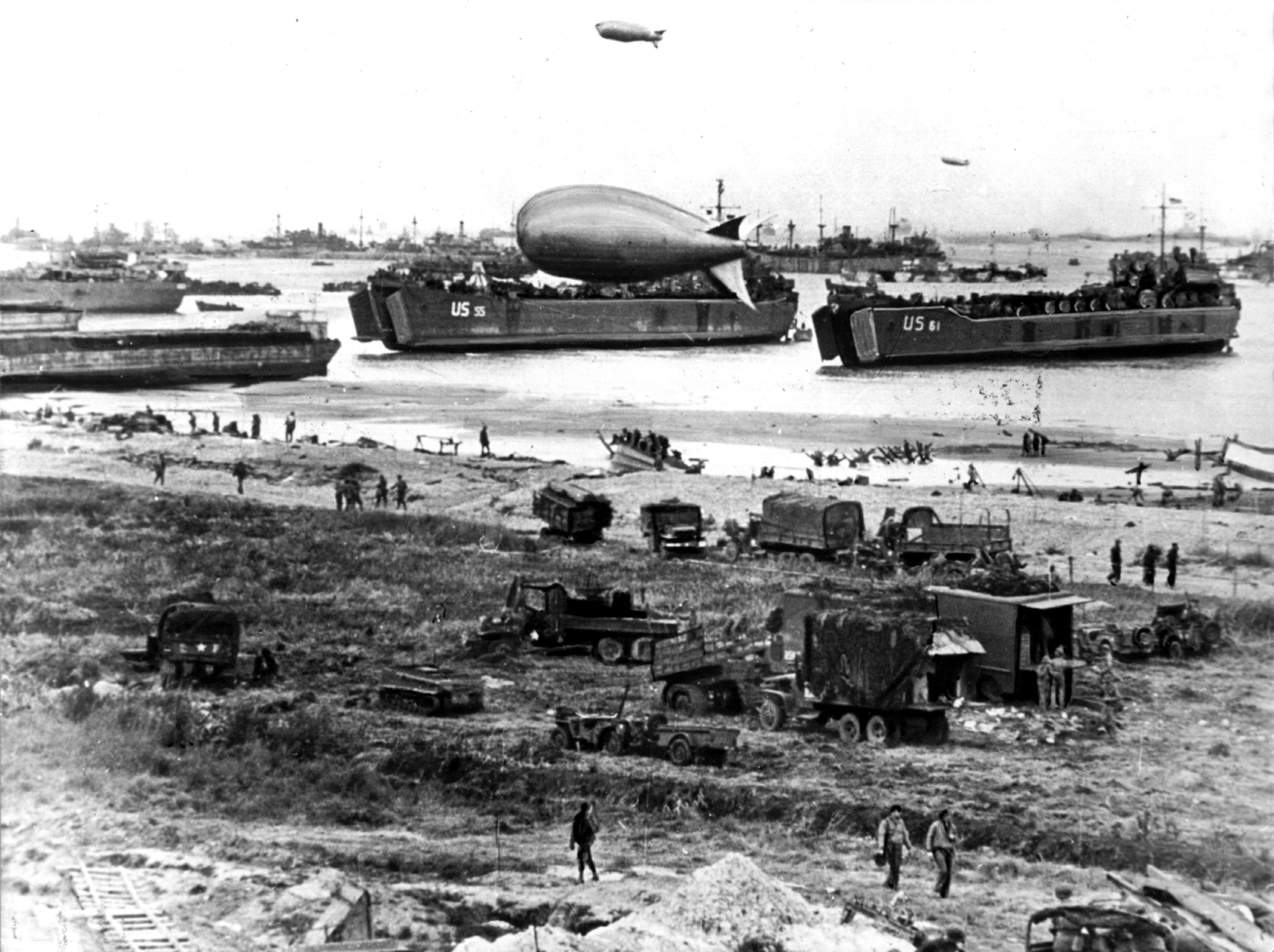 Mr Lee, and his brother, were involved in the Normandy Landings in June 1944 - a turning point in the war (Picture: PA).