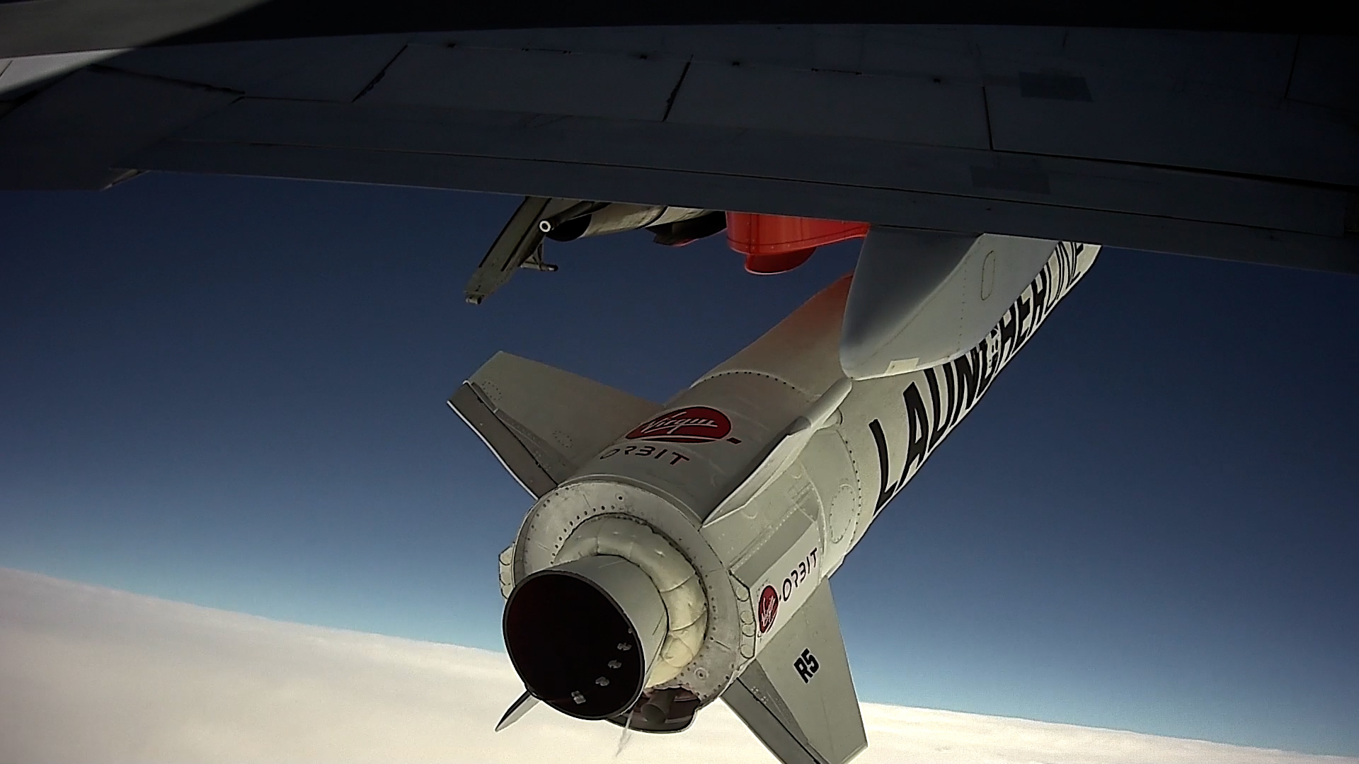 Virgin Orbit uses a modified 747 'Cosmic Girl' to carry the rocket to altitude before releasing it skyward 06072022 CREDIT Virgin Orbit.jpg