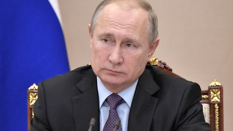 Vladimir Putin during a meeting at the Kremlin 111119 CREDIT PA