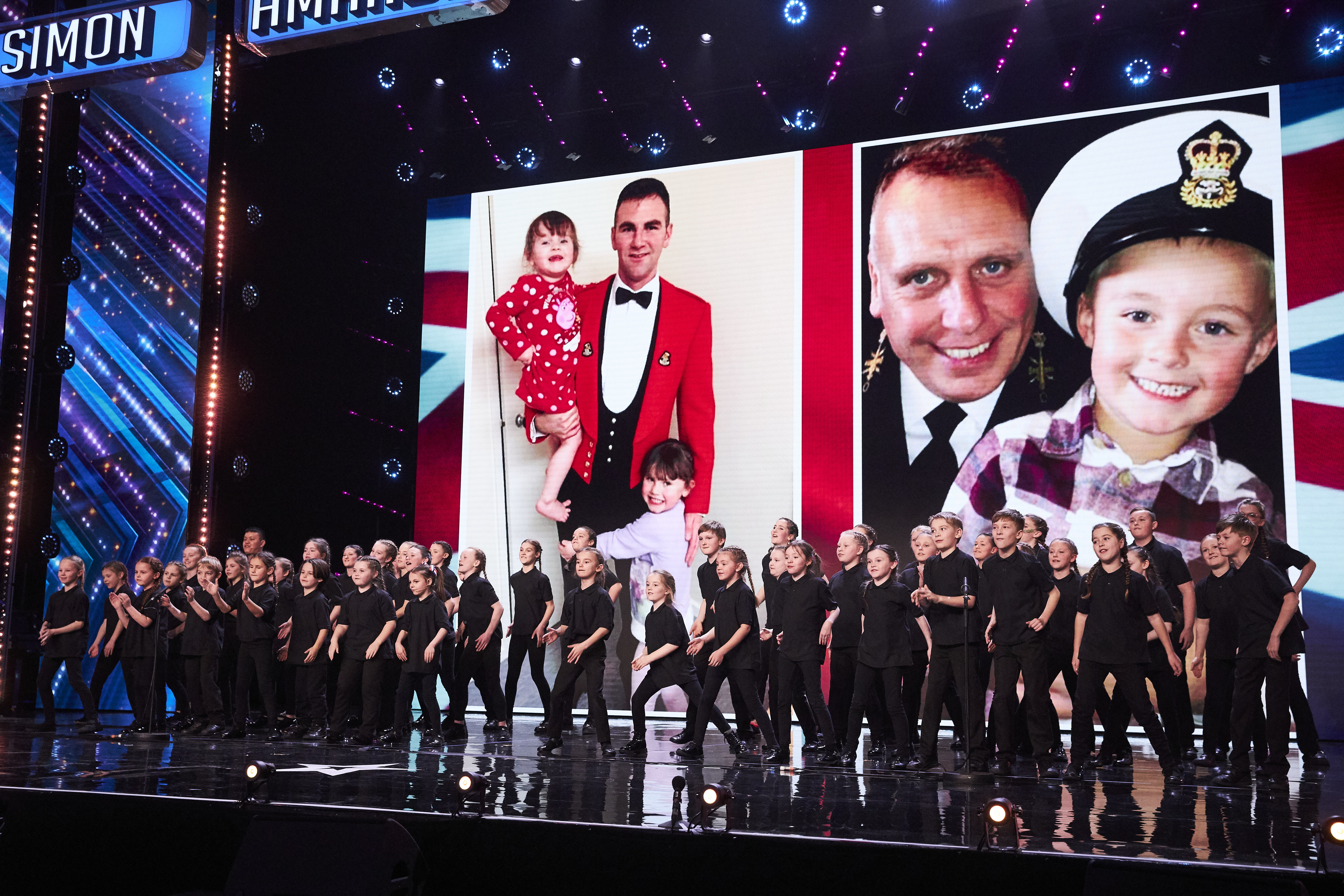Voices of Armed Forces Children Choir sing to judges on Britain's Got Talent 30042022 CREDIT ITV