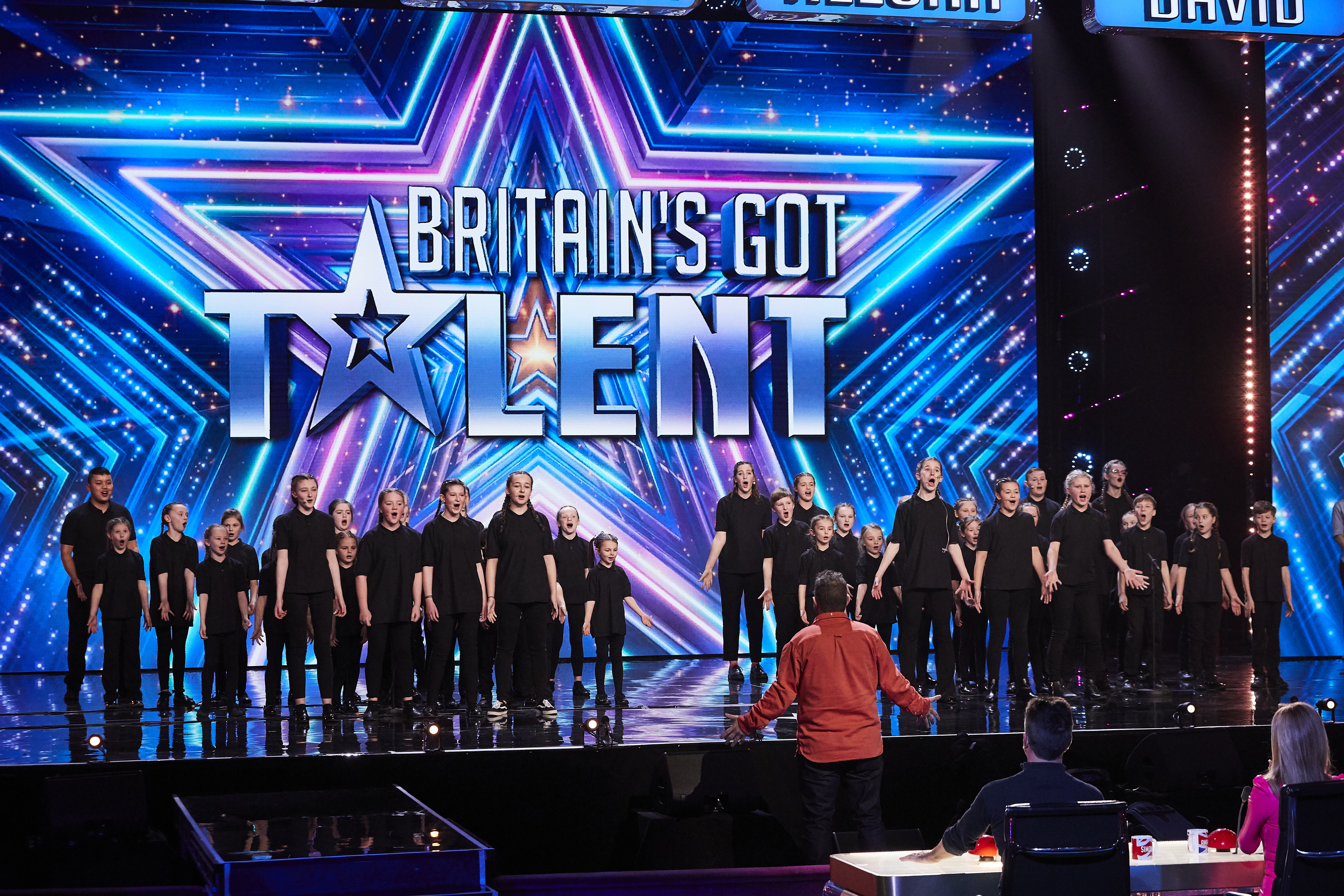 Voices of Armed Forces Children Choir on stage at Britain's Got Talent 30042022 CREDIT ITV