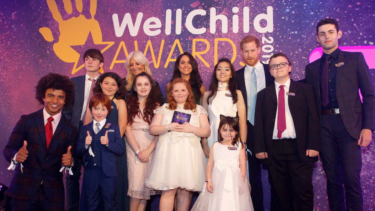 WellChild Award Winners Duke And Duchess Of Sussex Meghan Prince Harry Lyla O'Donovan Credit: Brain Tumour Research