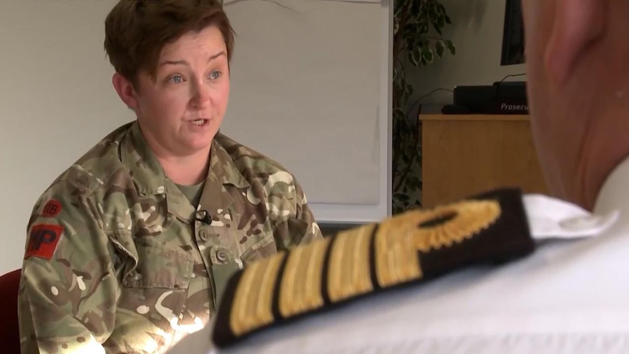WO2 Yvonne Angus Service Police Liaison Officer 3 CREDIT BFBS
