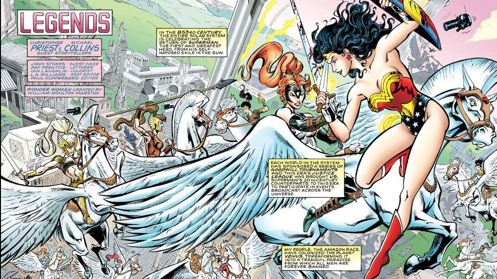Wonder Woman Comic by Mike Collins Copyright DC ENTERTAINMENT