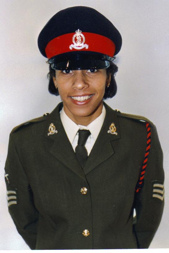 Dame Kelly Holmes in uniform. Credit: Dame Kelly Holmes. 