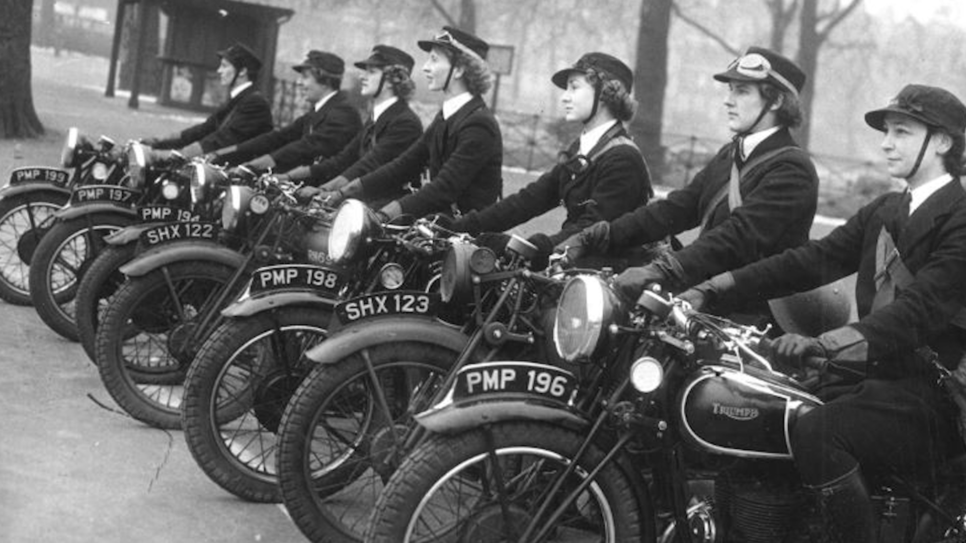 WRNS Despatch Riders from the 1940s (Picture: Fleet Air Arm Museum).