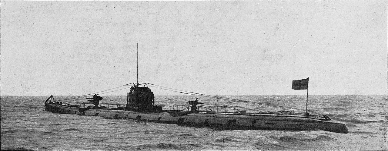 WW1 U-boat U-110 - a near-identical model to U-95 wreck identified off the Lizard DATE UNKNOWN CREDIT ROYAL NAVY