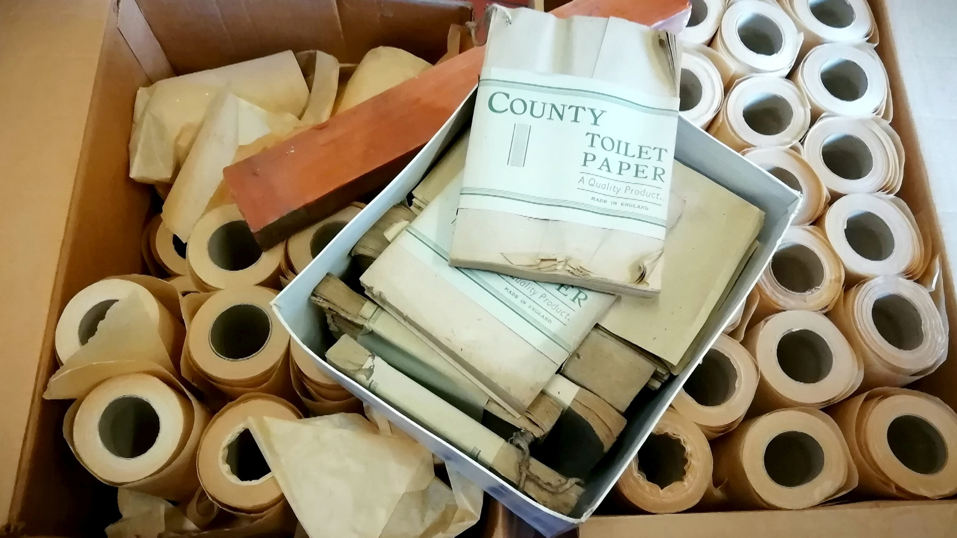 WW2 Toilet Rolls CREDIT SWNS