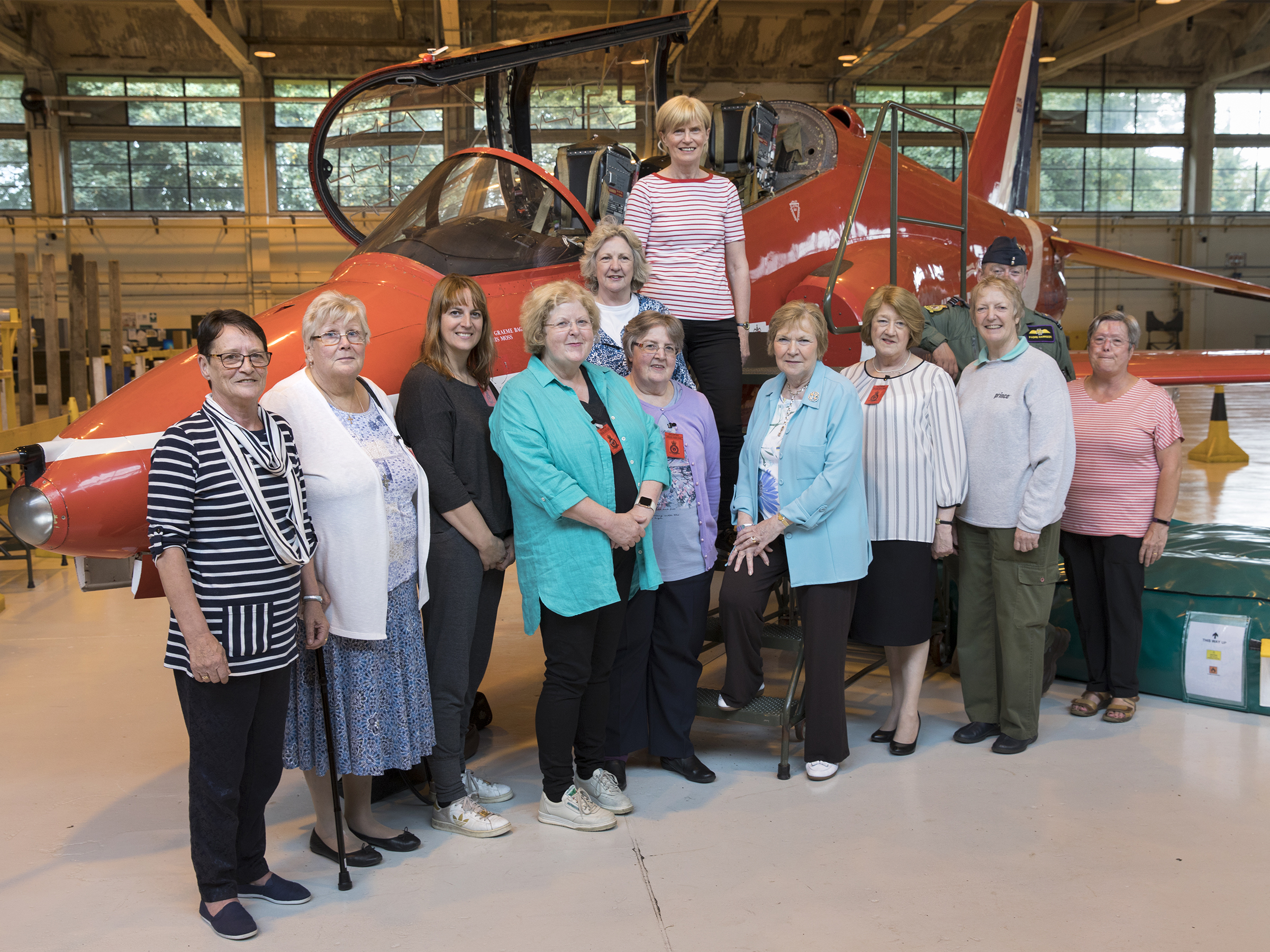 War Widows Association visit RAF Shawbury