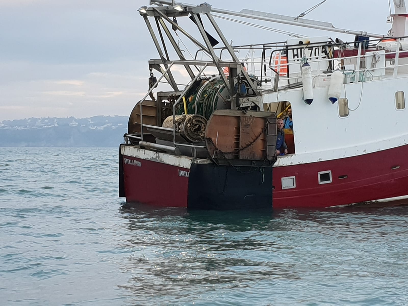 WWII German Parachute Mine Caught By Fishing Boat_Credit Royal Navy