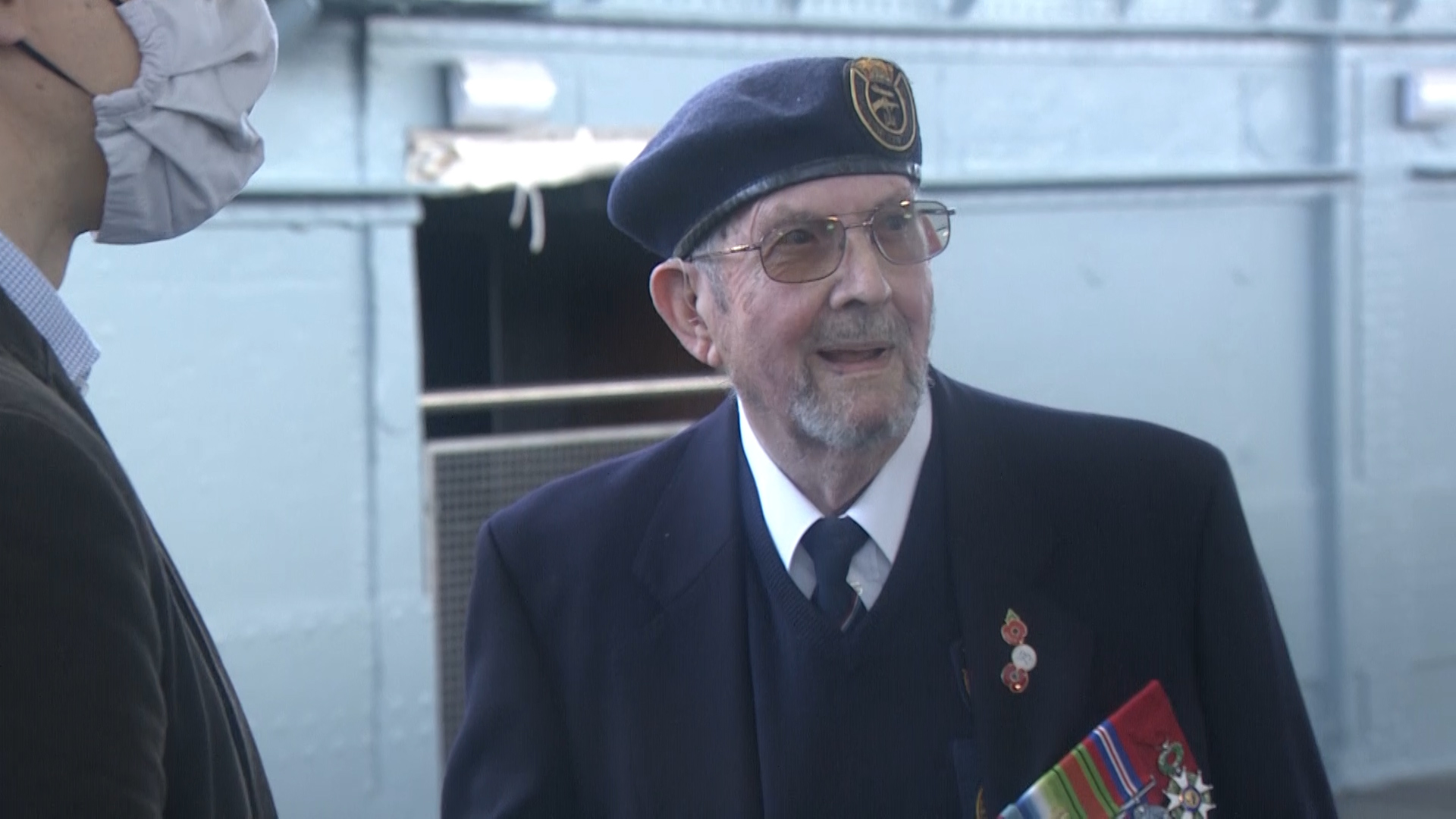 Wally Beall 96 was a Royal Navy crewmen on a different landing craft, LCT 795 DDay 11122020 CREDIT BFBS