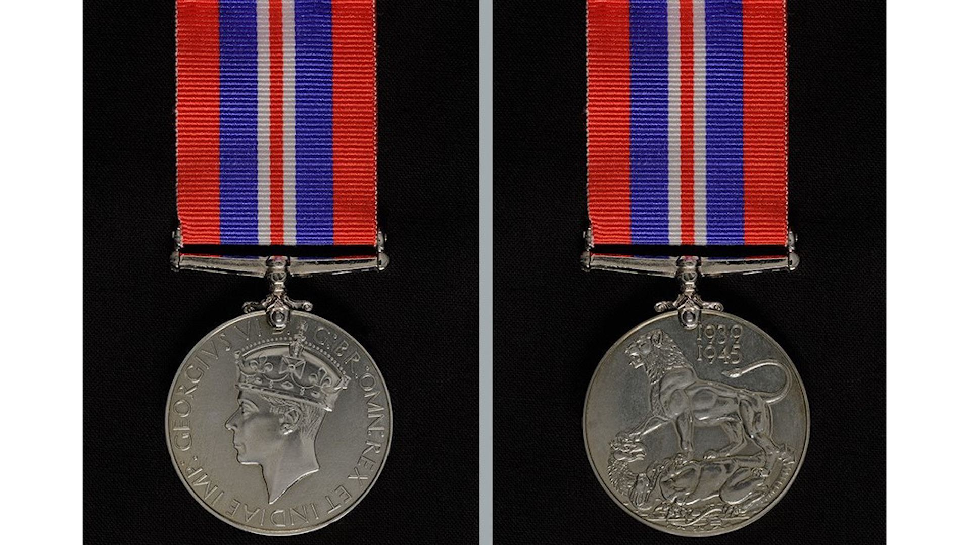War Medal 1939 to 1945 front and back (Picture: MOD).
