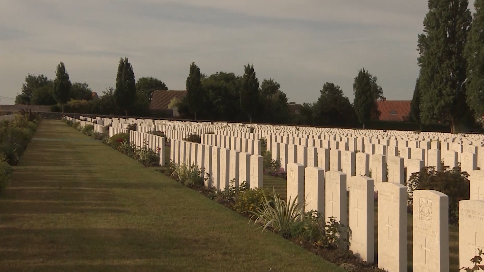 War graves looked after by the Commonwealth War Graves Commission