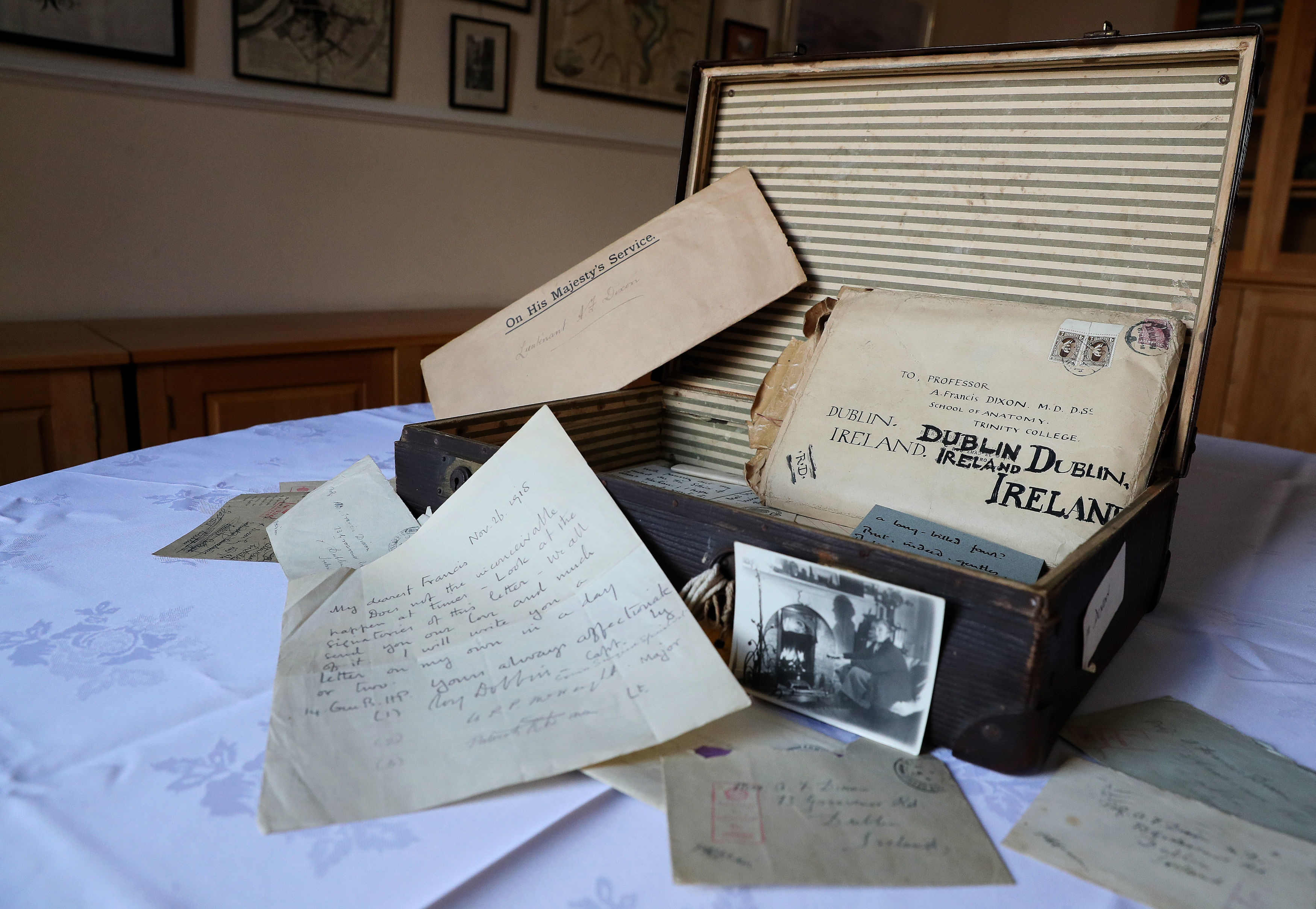 War letters unearthed in Belfast 181018 PA Images