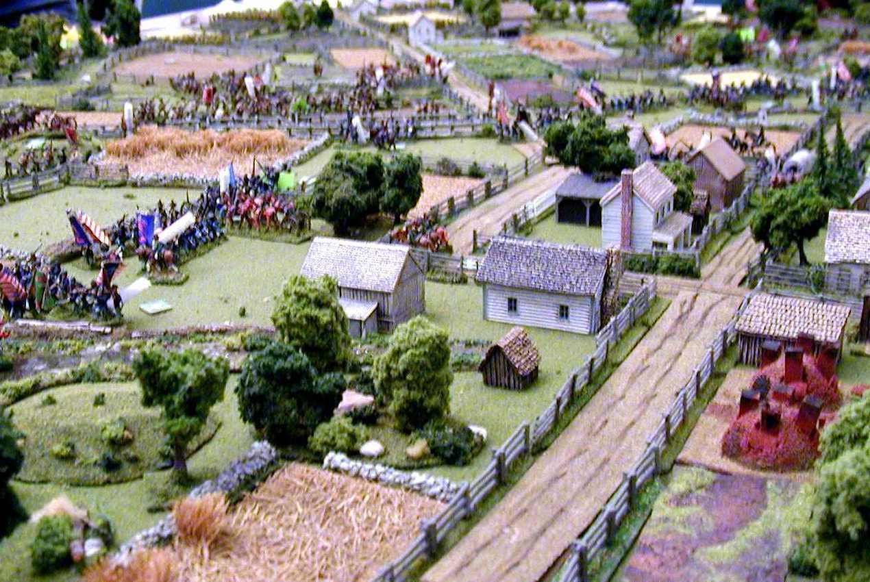 Wargaming Gettysburg, town by Scott Mingus
